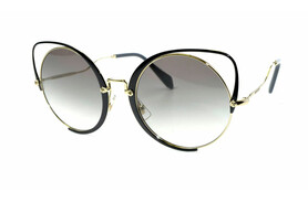 Смешенные стили оригинальные очки Miu Miu 51TS 1AB-OA7