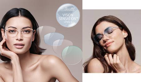 Очки Sithoutte титан - с разными вариантами линз