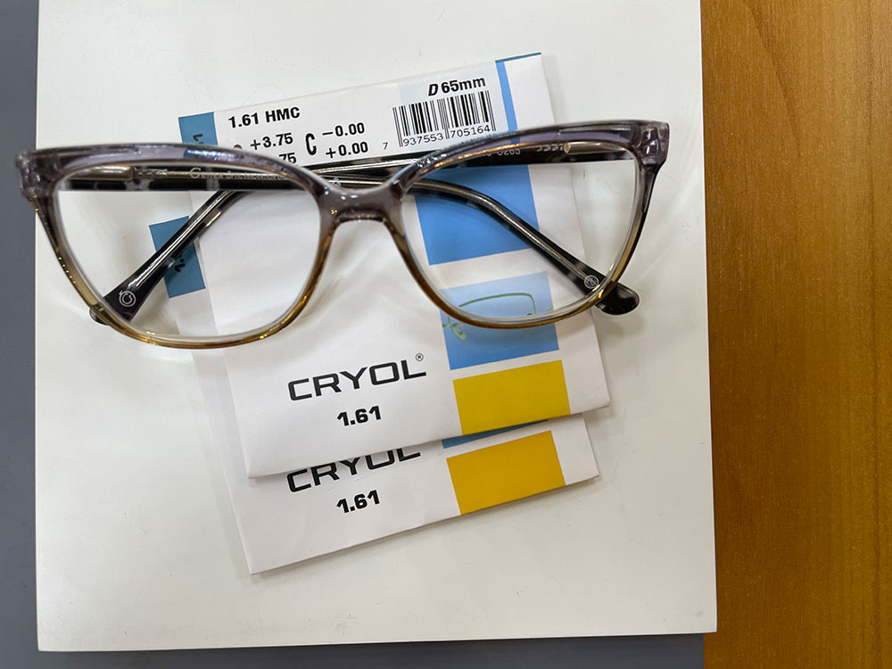 Очки на заказ Genex с линзами Cryol 1.61 HMC