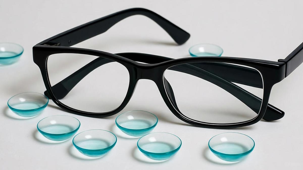 Очки для зрения или контактные линзы Очки для зрения или контактные линзы